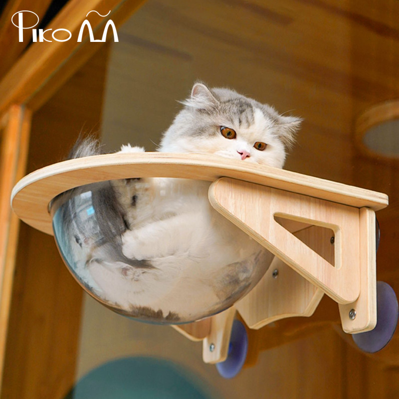 猫爬架免打孔猫咪窗户吸盘挂床秋千阳台玻璃睡觉猫吊床悬挂猫窝