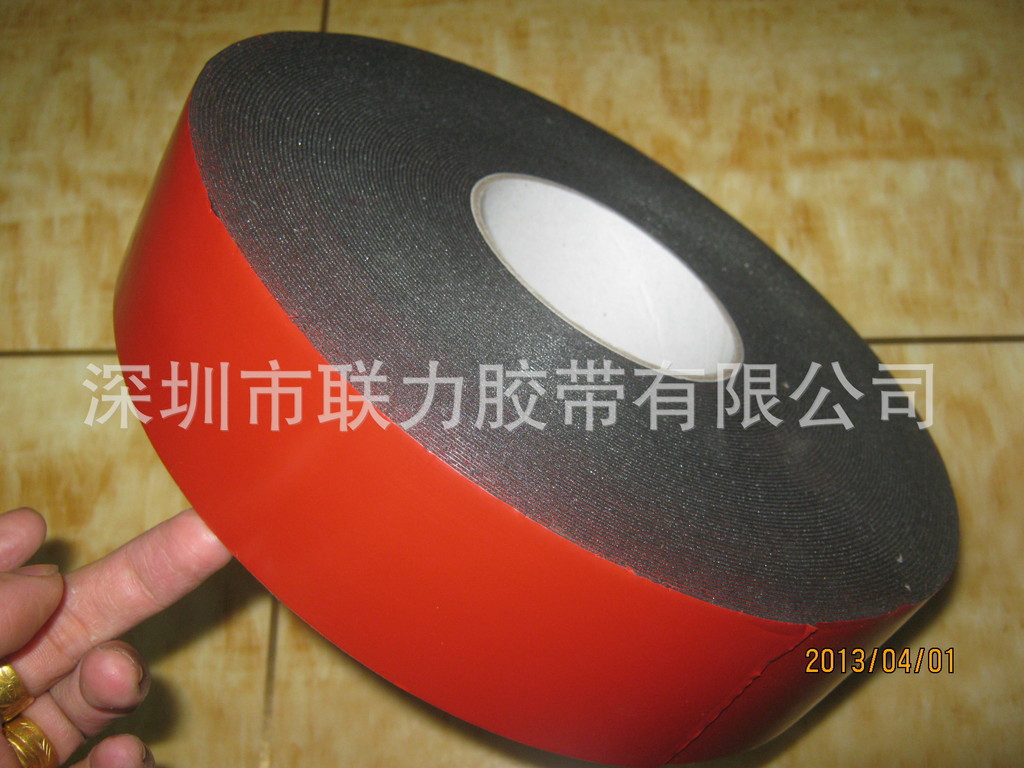 联力台湾黑色汽车泡棉 强力高温胶带 5CM*30M