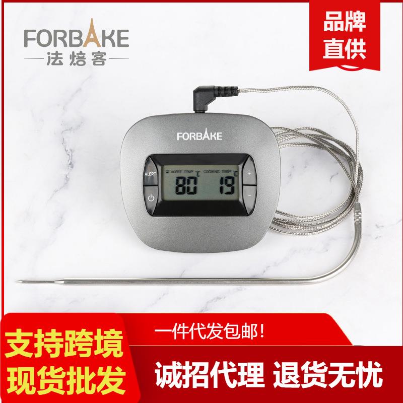法焙客探针式烤箱温度计熬糖精准煎牛排熏肉数显烘焙工具测水奶温