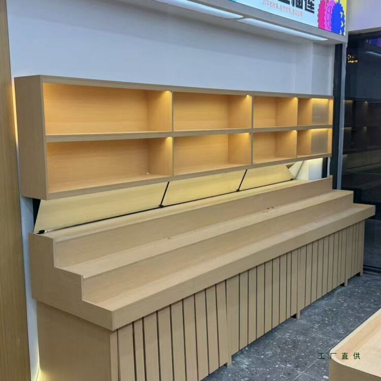 阶梯式水果货架展示架订置超市水果蔬菜架多层创意水果店货架中