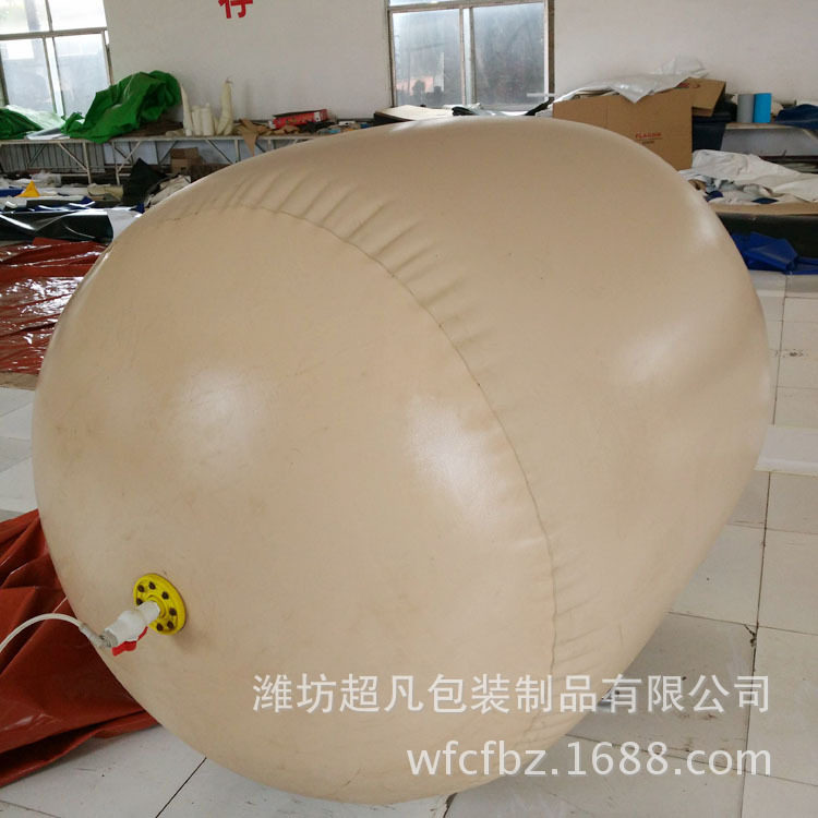 pvc1.5mm厚管道封堵气囊pvc软体堵水气囊加工定做沼气设备直销