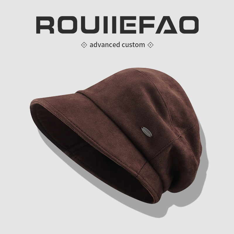 设计师款麂皮绒堆堆帽子女秋冬复古显脸小贝雷帽大头围画家报童帽,服饰配件/皮带/帽子/围巾,帽子,淘宝优惠券,粉丝福利购,淘宝优惠卷