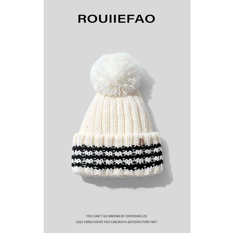 ROUIIEFAO毛线帽户外休闲女冬季