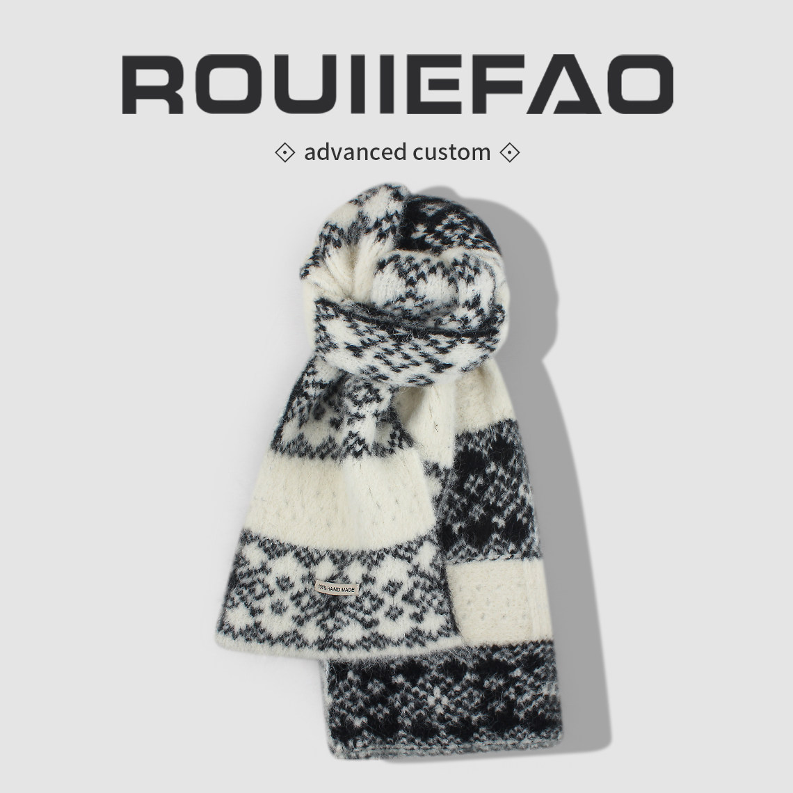 冰岛费尔岛风提花含羊毛针织围巾女冬季加厚保暖护颈围脖长款披肩,服饰配件/皮带/帽子/围巾,围巾/丝巾/披肩,淘宝优惠券,粉丝福利购,淘宝优惠卷