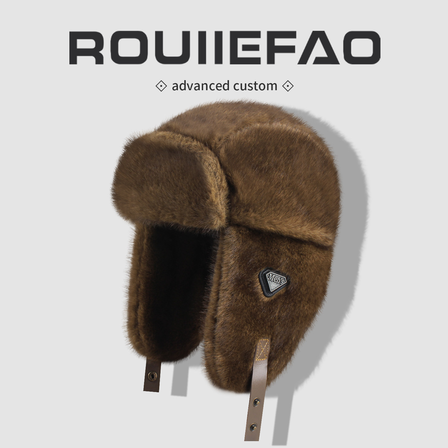 东北加厚毛绒雷锋帽子女冬季保暖户外骑行护耳帽防风防寒飞行帽潮