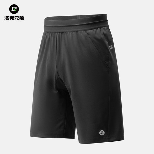 洛克兄弟带裤垫都市休闲骑行裤