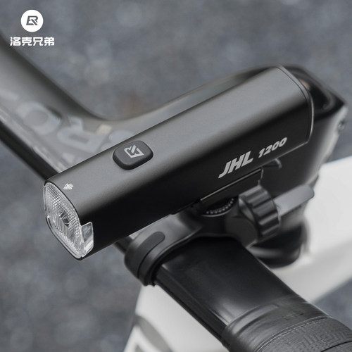 洛克兄弟夜骑自行车前灯强光手电