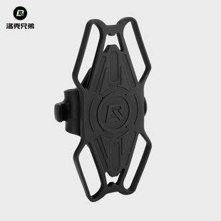 洛克兄弟硅胶手机支架公路车自行车电动车代驾外卖导航手机架便携