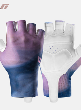 洛克兄弟TVI公路车骑行手套半指女款防晒运动手套短指自行车手套