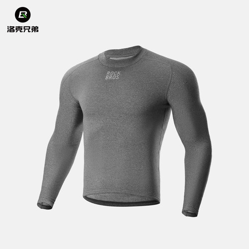 洛克兄弟美利奴羊毛长袖内搭衣