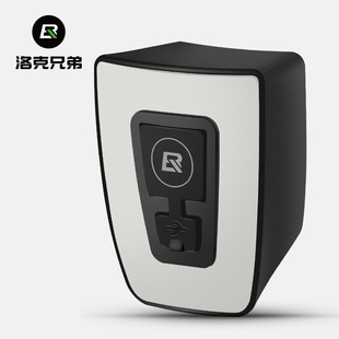 洛克兄弟头盔尾灯自行车灯夜骑警示灯USB充电高亮公路车骑行装 备