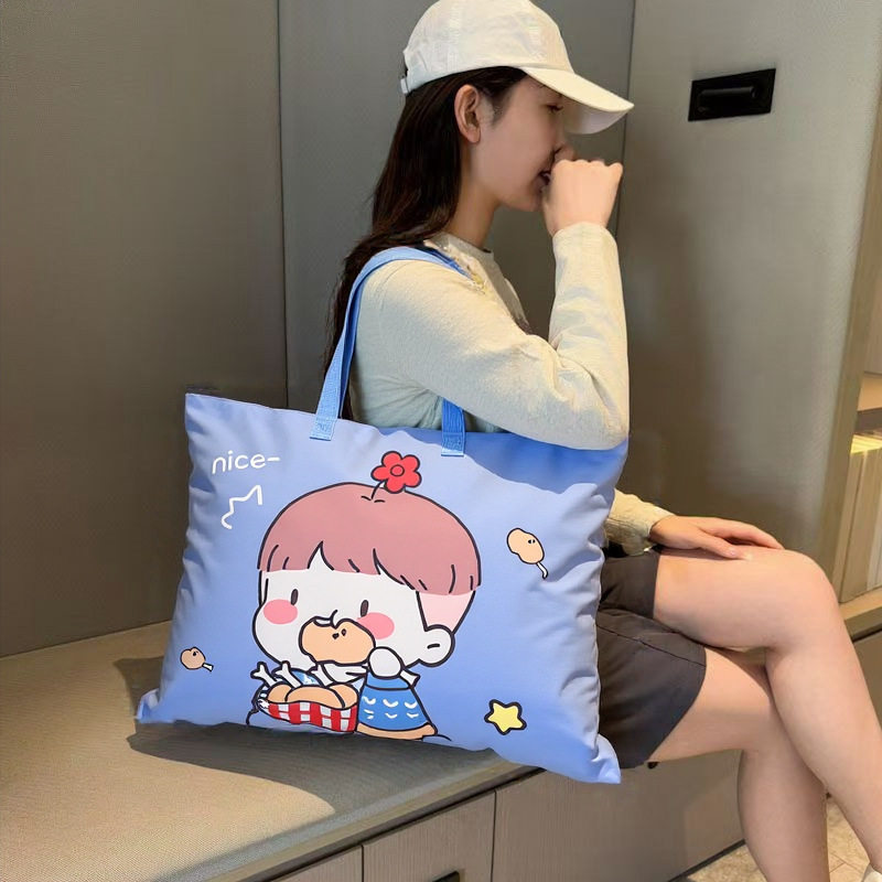 被子收纳袋幼儿园三件套收纳袋子牛津布防潮衣服行李打包袋子学生