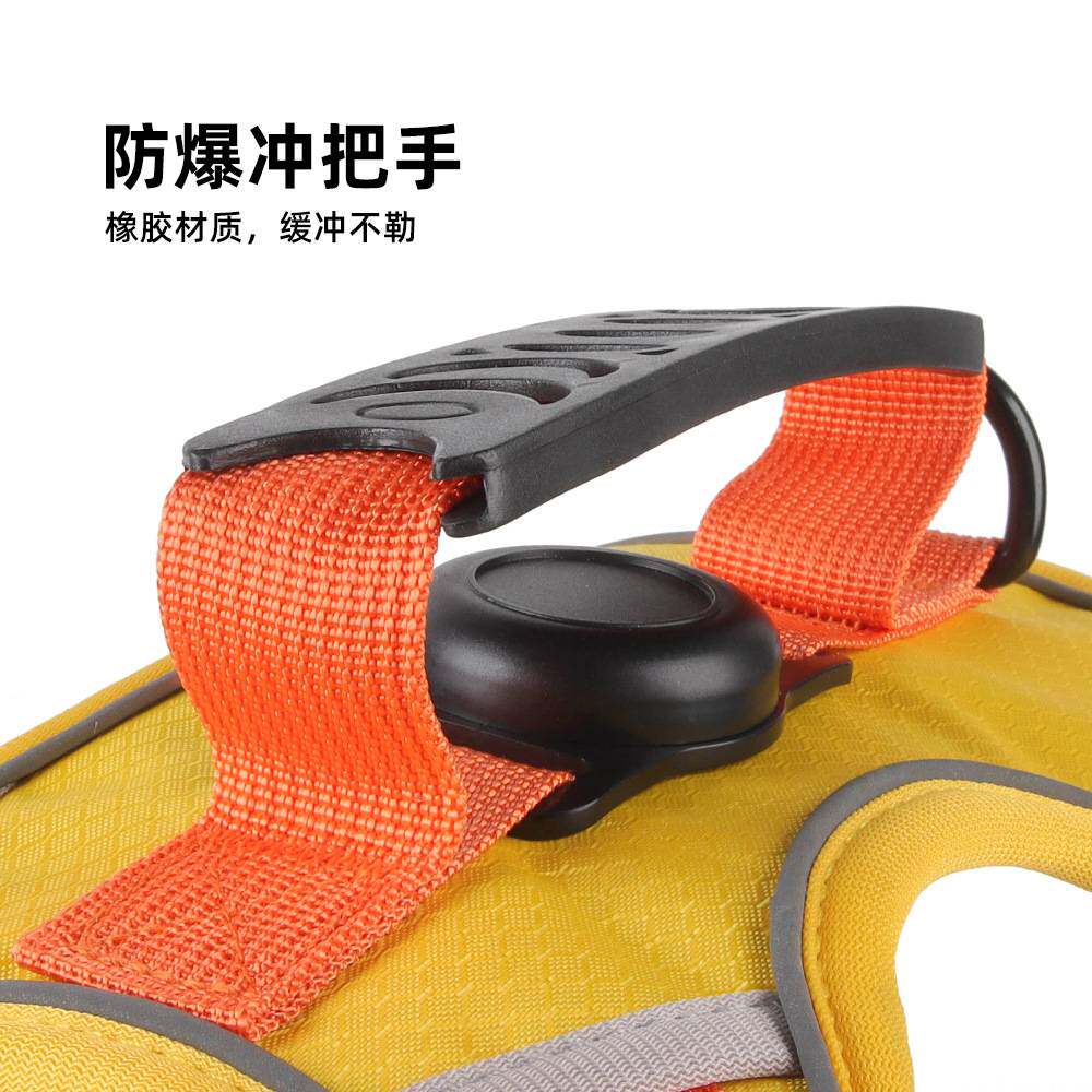 新款狗狗牵引绳狗狗胸背带可装定位器防爆冲小狗胸背宠物背心反光