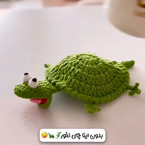 成品！解压蜥蜴杯垫抽象搞怪防烫垫子创意趣味手工编织动物杯垫