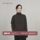 针织开衫 高奢100牦牛绒重磅高领秋冬休闲保暖长袖 木兰诗 小禾