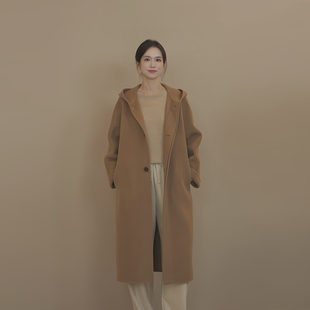 小禾【魔法师】大牌同源山羊绒混纺亲肤保暖松弛显高显瘦毛呢大衣