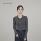 小禾 上衣 长袖 艺术林2.0 奢牌同源精纺羊毛重工polo针织打底衫