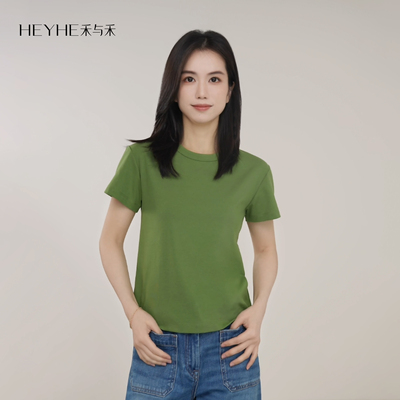 小禾精选【珍珠T】MIU系进口匹马棉珍珠养肤短袖t恤女2026新款