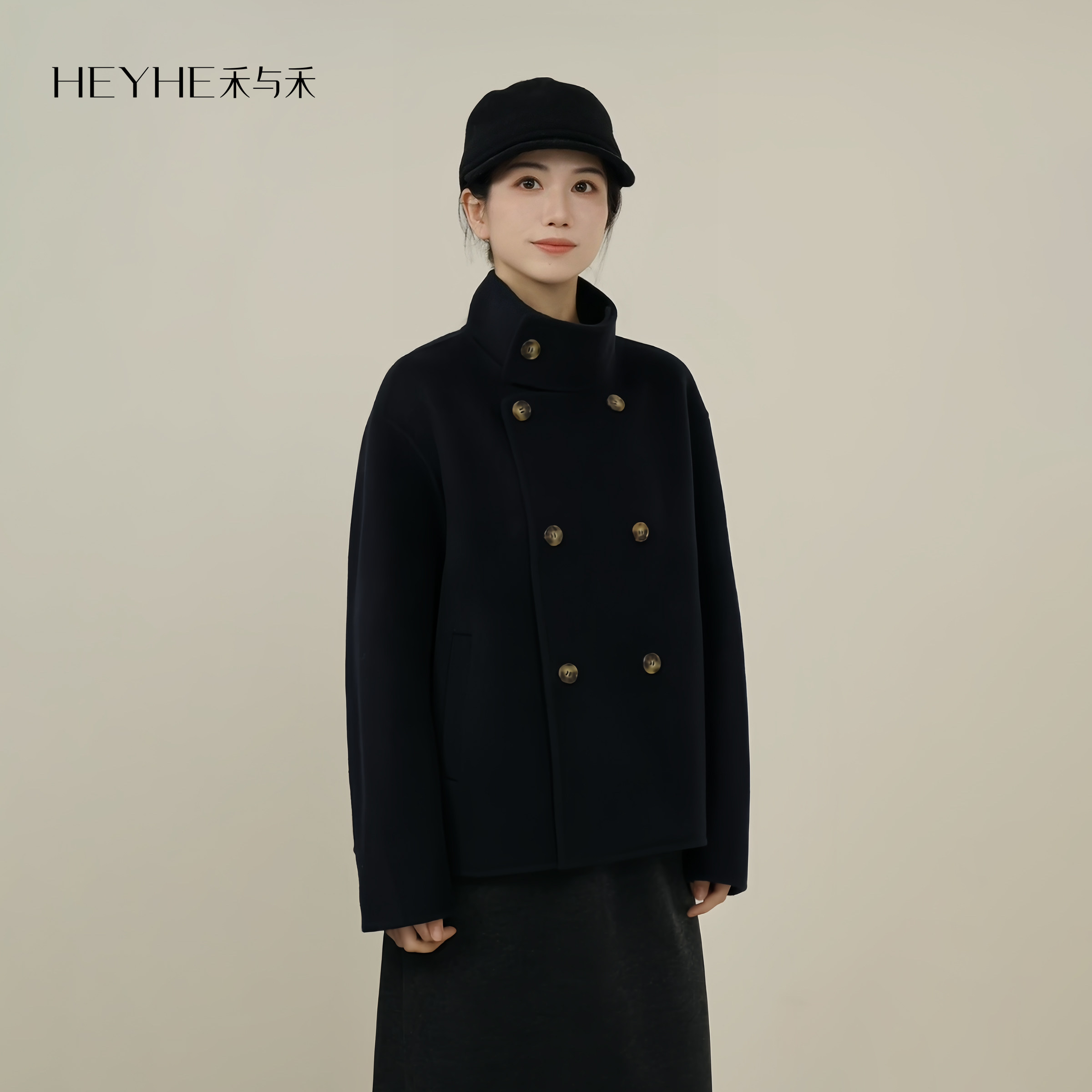 小禾【公爵大衣】山羊绒绵羊毛复古牛角双排扣立领御寒呢大衣外套,女装/女士精品,毛呢外套,淘宝优惠券,粉丝福利购,淘宝优惠卷