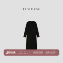 显瘦针织连衣裙 重磅山羊绒羊毛混纺毛衣极简修身 小禾 懒人裙