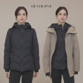 小禾 冬日玩家 90白鹅绒格子面料连帽运动风挺阔收腰多穿羽绒服