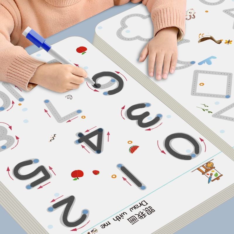 幼儿控笔训练字帖描红本幼儿园