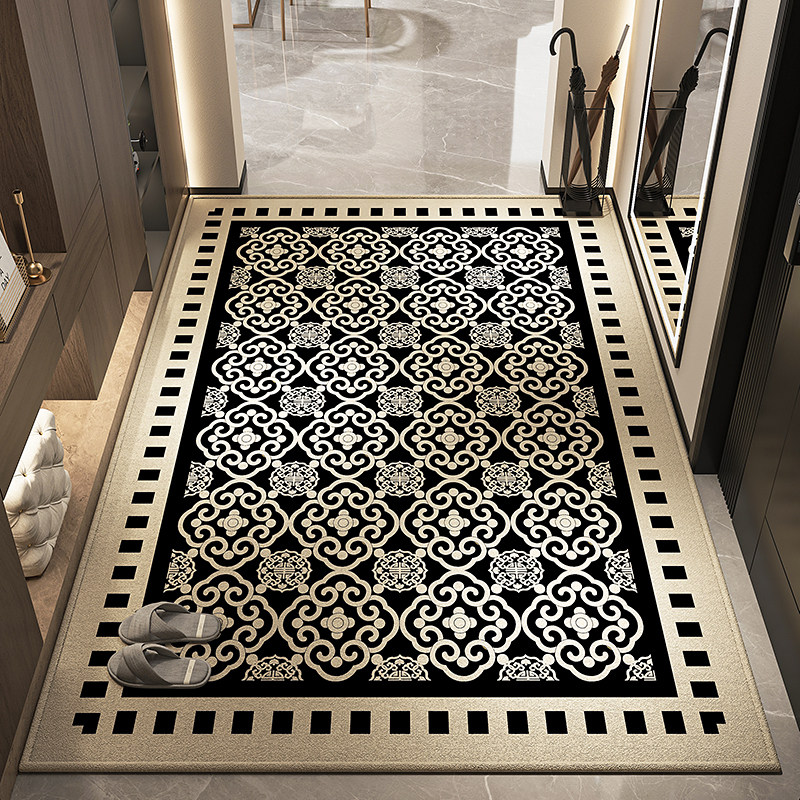 入户门地垫美式高级感花砖用门外防滑玄关地毯可裁剪门口进门垫,居家布艺,入户地垫,淘宝优惠券,粉丝福利购,淘宝优惠卷