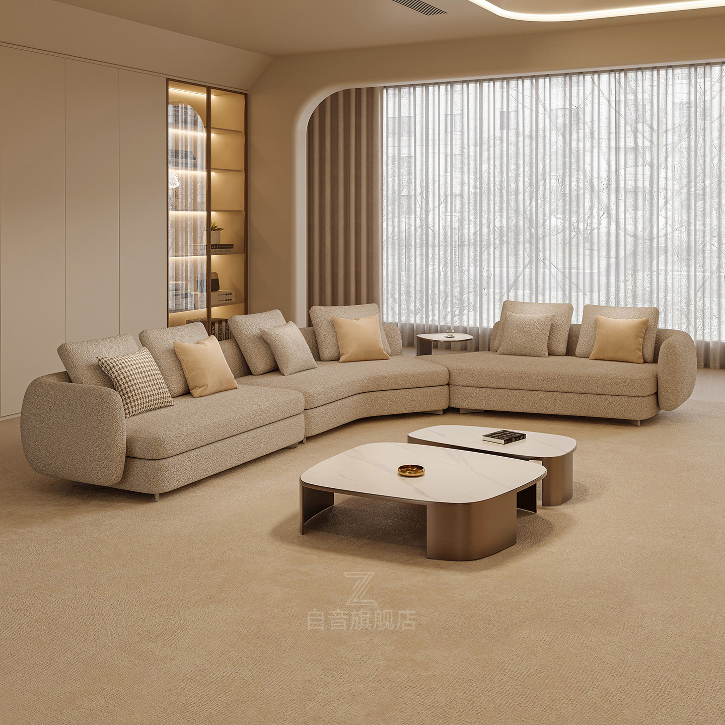 大户型圣日耳曼沙发poliform