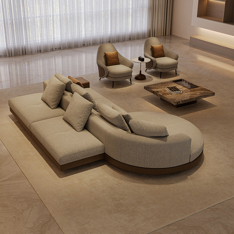 大横厅双面背靠背沙发