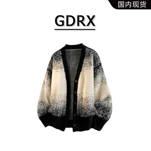 开衫毛衣男2025秋季新款宽松休闲