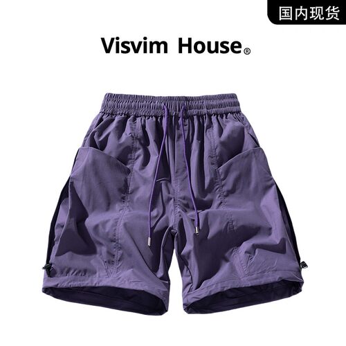 品牌现货撤柜】VISVIM WINGS夏季新款大码宽松休闲工装五分短裤男