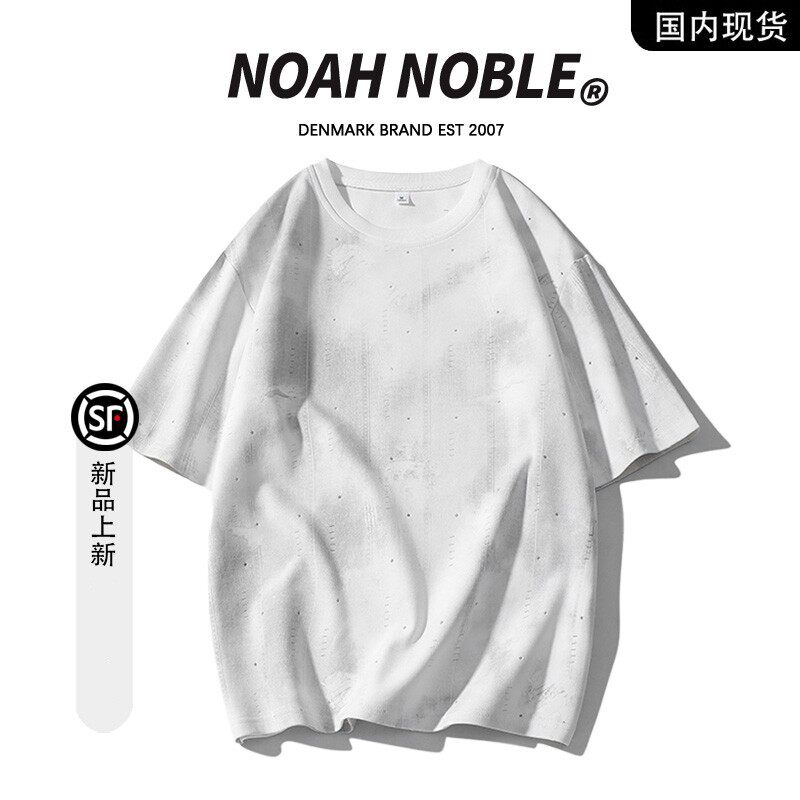 香港潮牌官方店】NOAH NOBLE 大码男装夏季潮牌宽松短袖休闲上衣