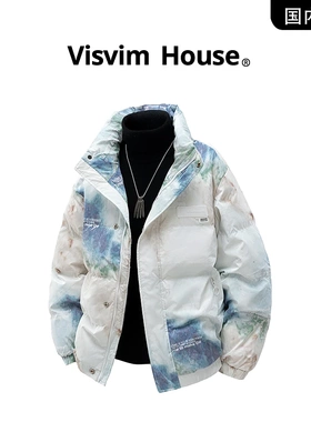 品牌现货撤柜清仓】VISVIM HOUSE冬季新款保暖加厚羽绒服外套男