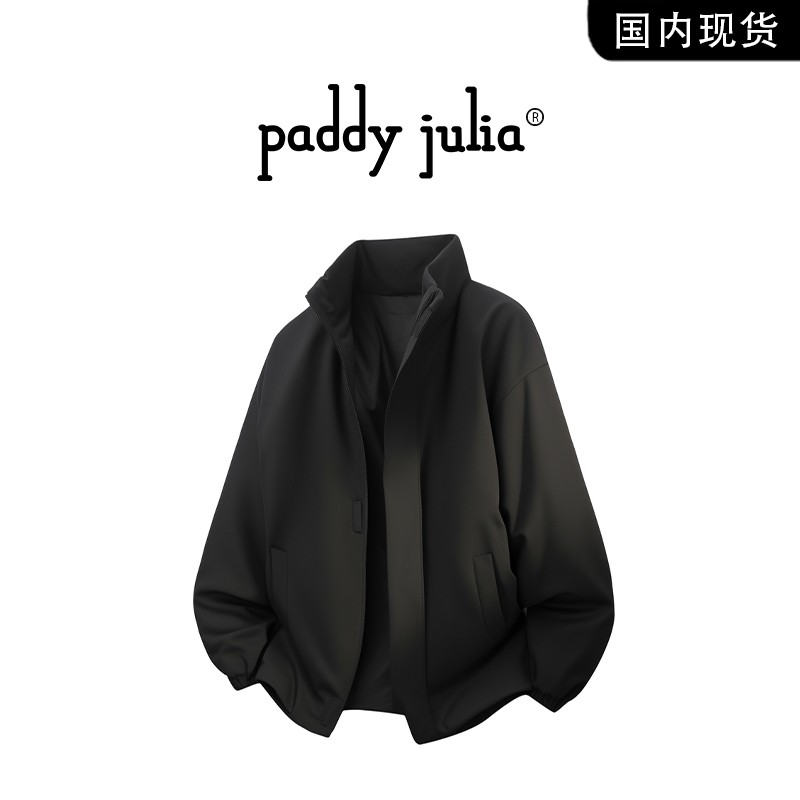Paddy julia飞行美式棉服男秋冬季休闲加棉保暖潮牌轻奢痞帅夹克