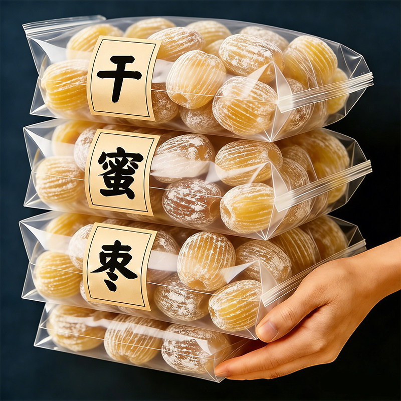 央妈推荐精选金丝蜜枣无核新鲜原粒干蜜枣端午包粽子熬粥甜点煲汤