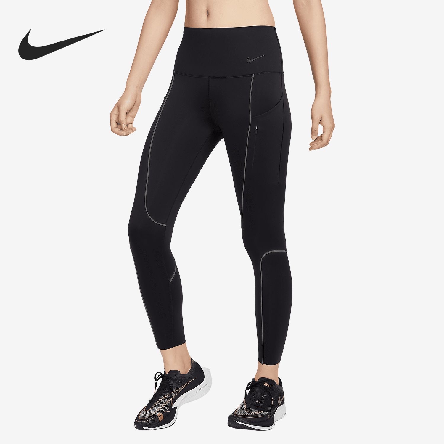 清仓正品Nike耐克秋冬训练紧身裤女高腰收腹提臀显瘦跑步速干瑜伽