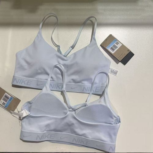 Nike INDY耐克V领背心可调节低强度支撑速干衬垫瑜伽运动内衣