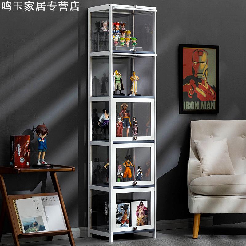 带柜门卧室家用手办展示书本整理