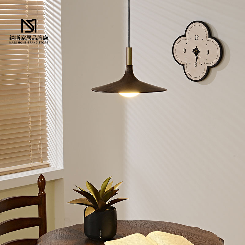 吧台橱窗灯餐厅灯中古风胡桃木