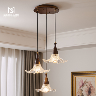 法式中古风餐厅吊灯咖啡厅茶室岛台灯2025新款创意工作室前台吊灯