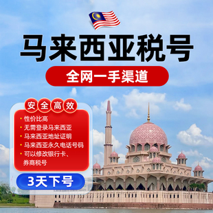 马来西亚税号新加坡英国公司注册个人税号crs银行开户马来税号