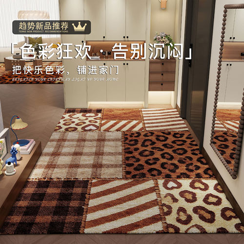 轻奢现代入户地垫免洗防滑耐磨