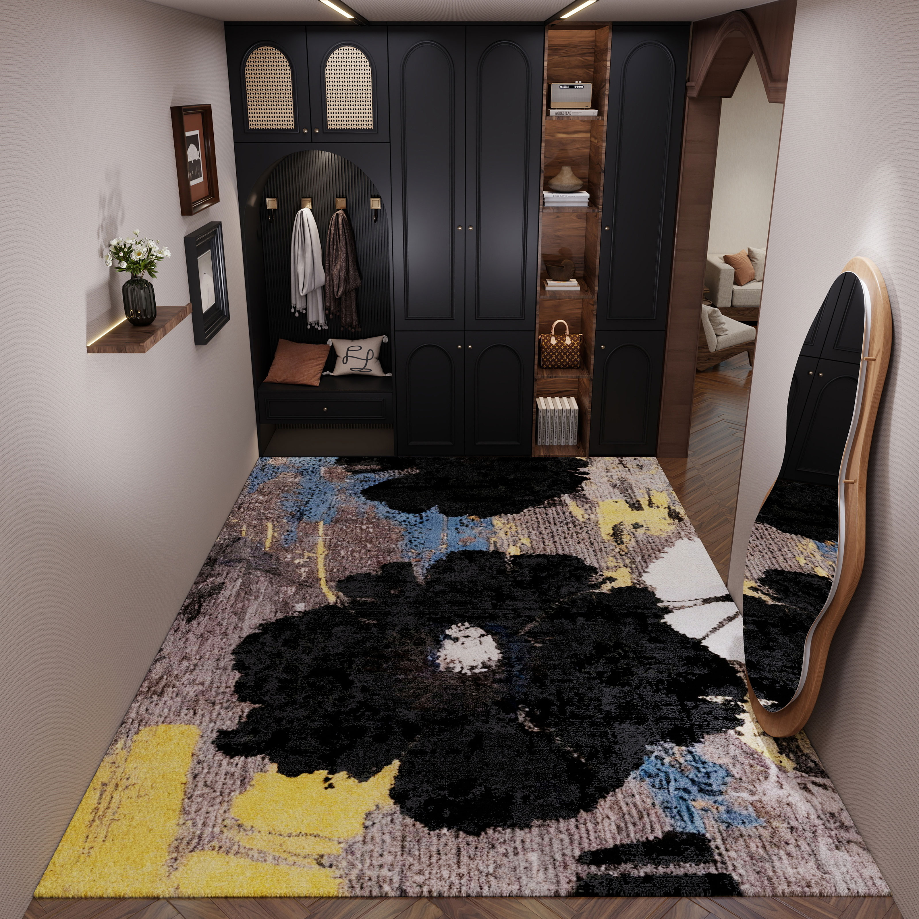 复古入户地垫防滑脚垫家用