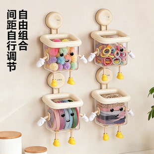 儿童发饰收纳盒壁挂大容量宝宝发圈皮筋发夹头绳挂墙女童首饰品盒