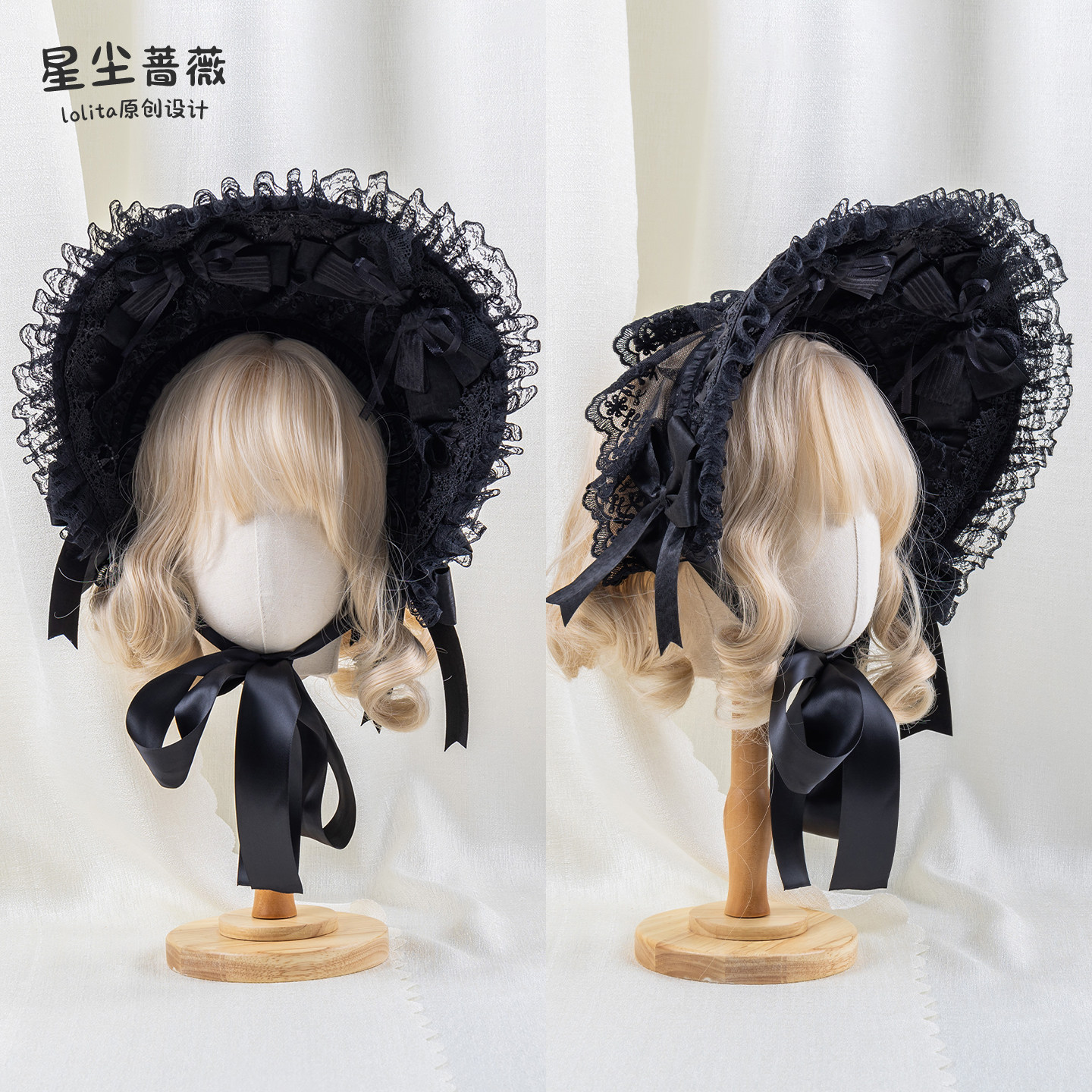 星尘蔷薇lolita原创设计发饰雀之羽暗黑系扁帽bnt蕾丝蝴蝶结发带,模玩/动漫/周边/娃圈三坑/桌游,lolita洛丽塔配饰小物/道具,淘宝优惠券,粉丝福利购,淘宝优惠卷