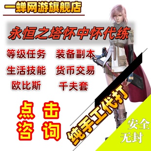 永恒之塔怀中怀旧服代练肝打升等级副职业本勋章装备采集游戏金币