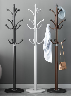大理石衣帽架落地卧室挂衣架家用立式衣服架子简约置物挂包的架子