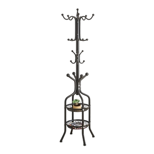 衣帽架落地卧室挂衣架简约现代立式网红挂包架子家用客厅衣服架子