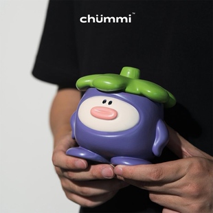 打工人系列皮套茄子烟灰缸带盖大容量防飞灰有趣摆件礼物家用新款