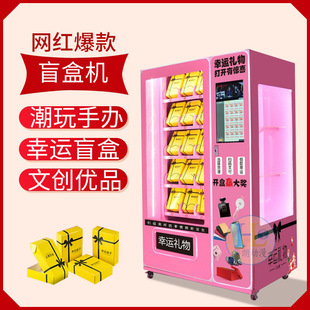 华朗 源头厂家 智能自动售货机无人扫码 自助售卖机推杆货道盲盒机